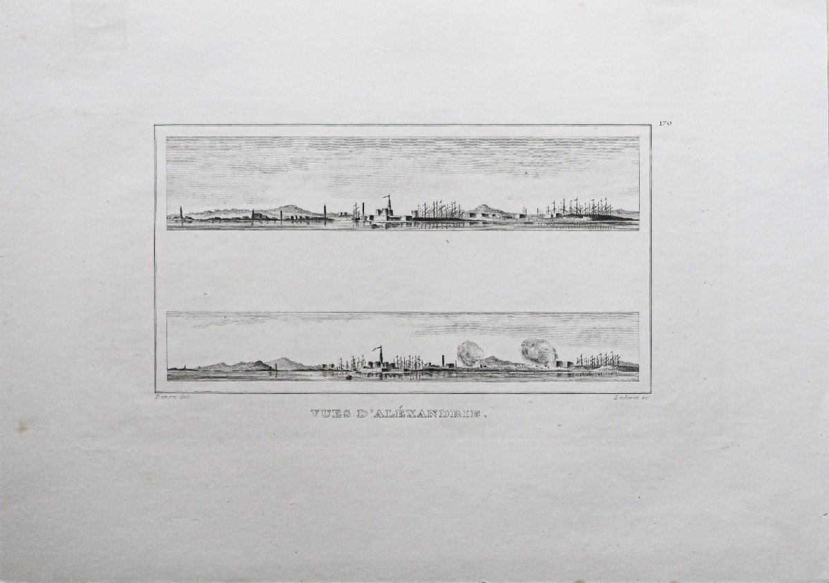 Gravure Ancienne D’alexandrie egypte-photo-2