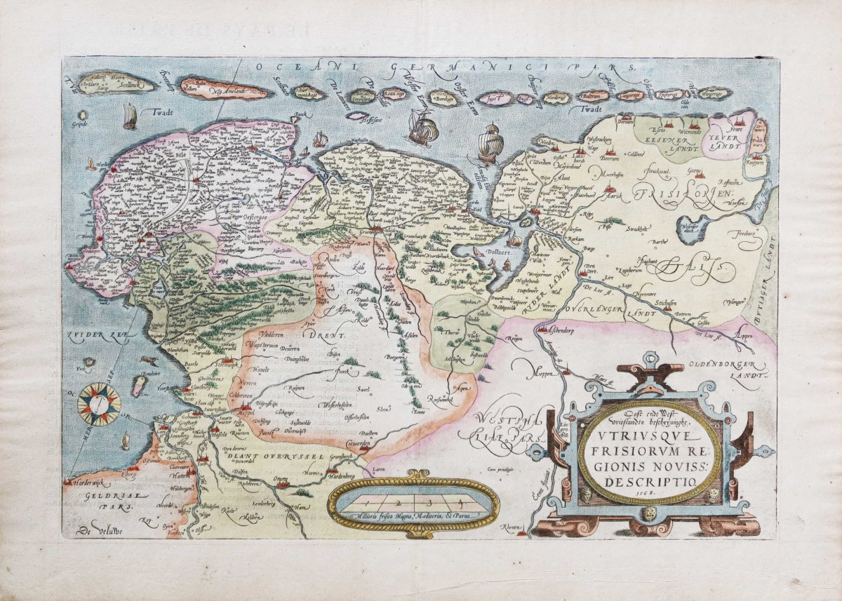 Old Geographic Map – Holland-photo-2