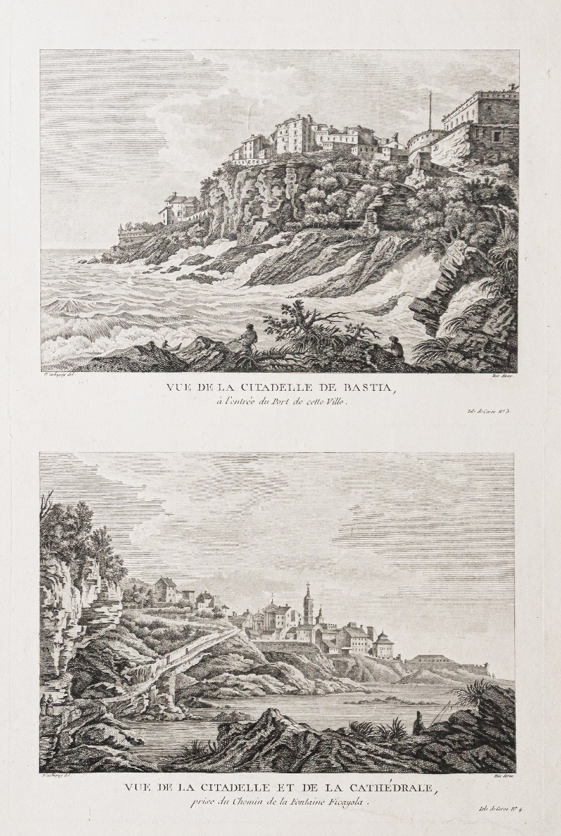 Old Engraving Of Bastia