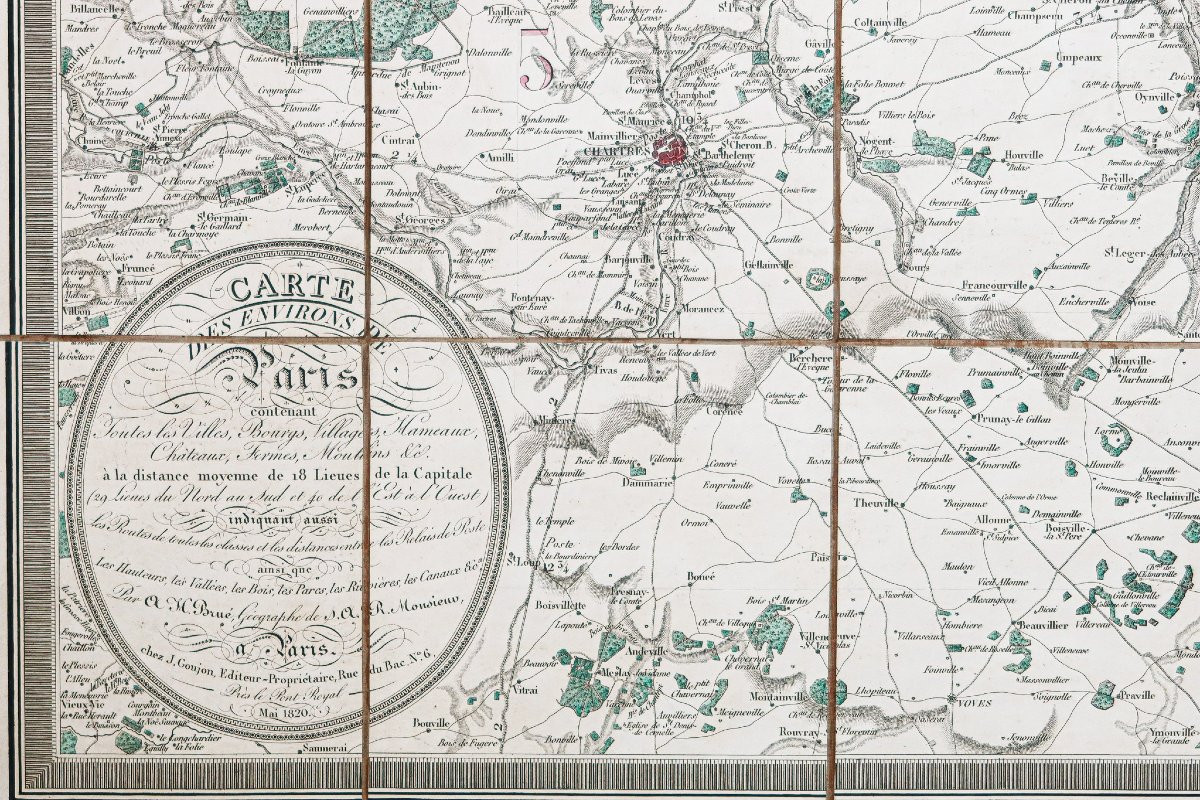Cartes Anciennes de Paris et sa banlieue-photo-3