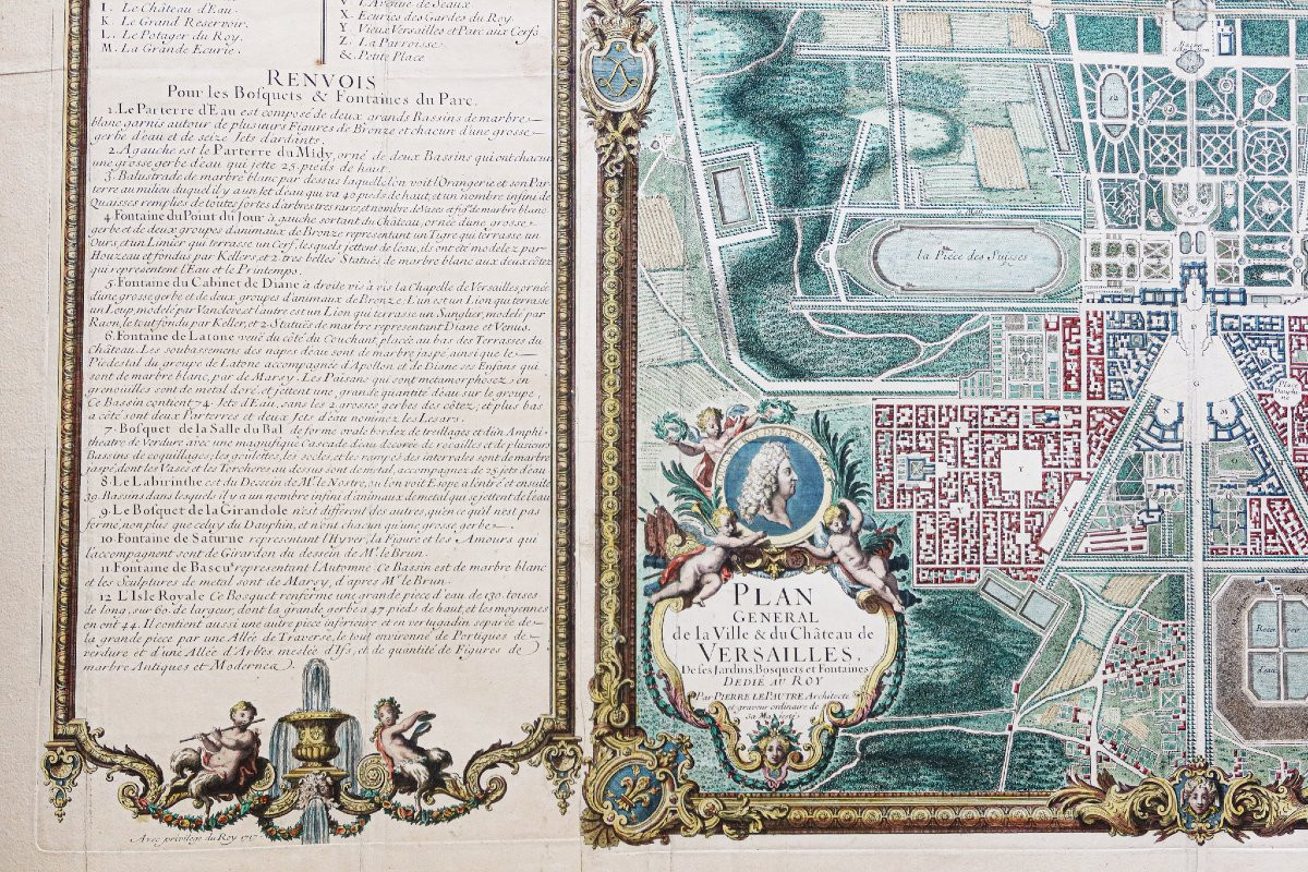 Plan monumental de Versailles-photo-3
