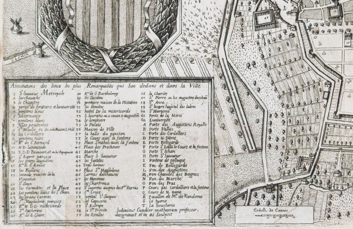 Plan Ancien de la ville d’Aix en Provence-photo-2