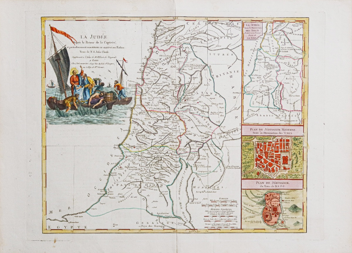 Ancient Map Of Judea Under Herodotus-photo-2