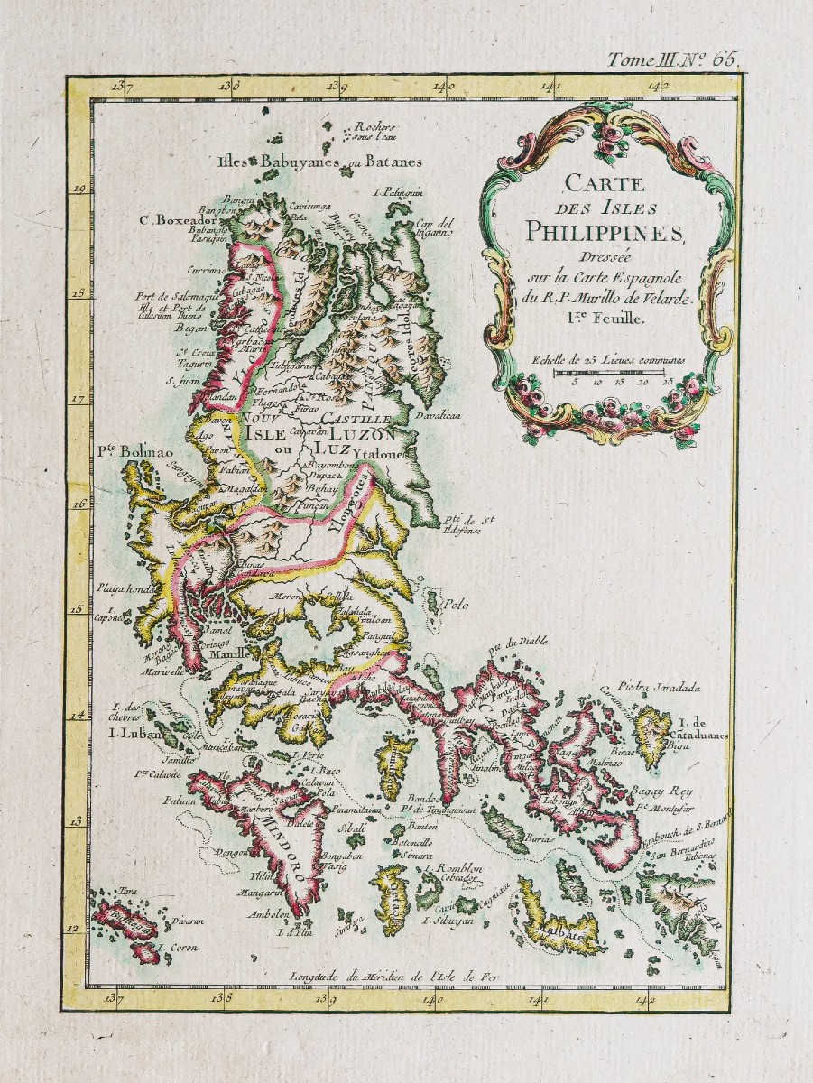 Carte ancienne des Iles Philippines