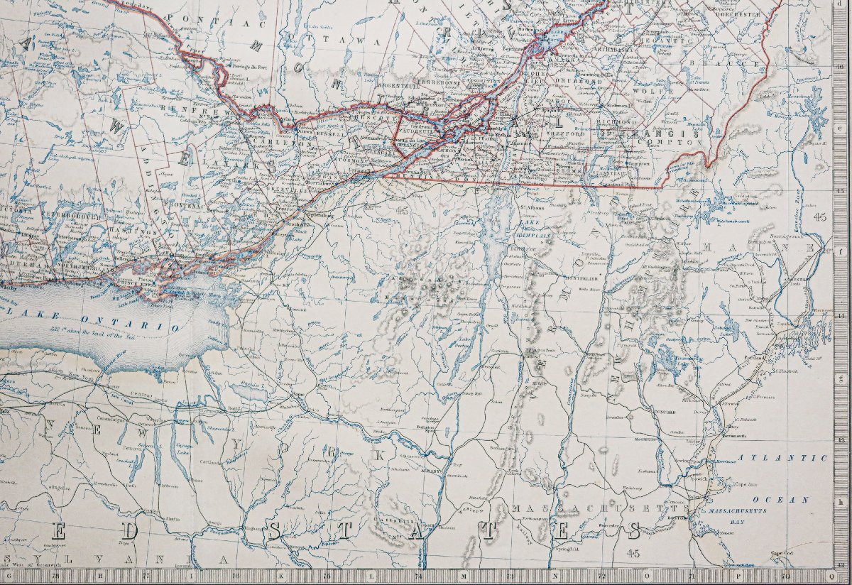 Old Map Of Canada-photo-3