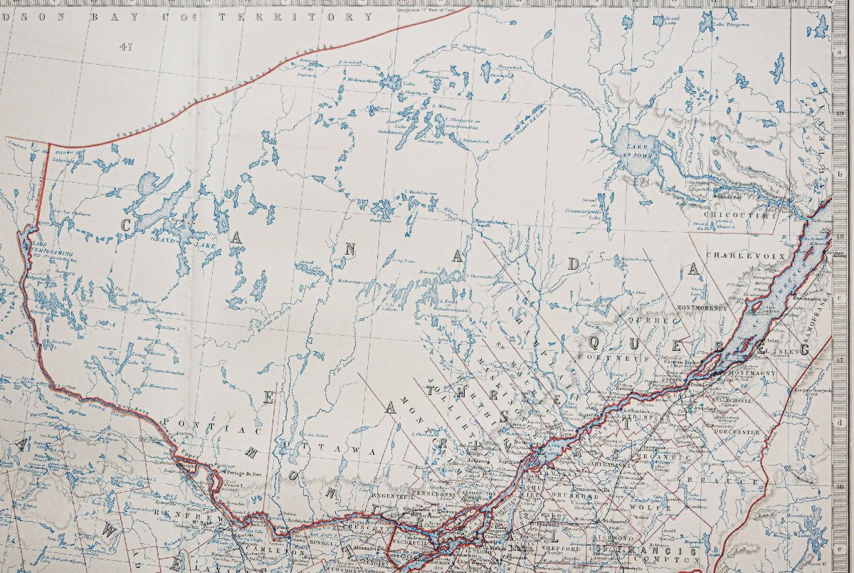 Old Map Of Canada-photo-4