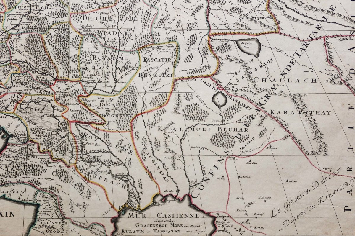 Carte ancienne la Russie blanche ou Moscovie-photo-4