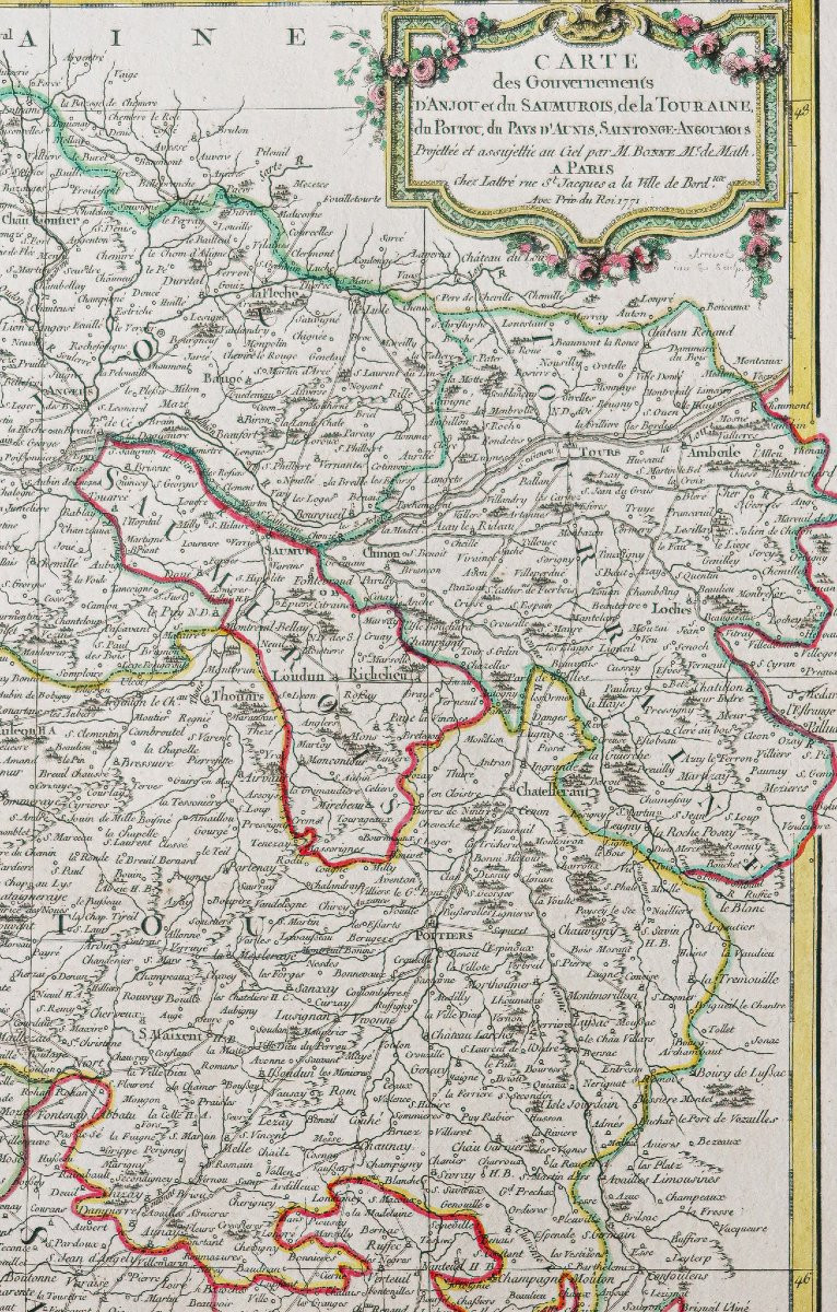 Geographical Map – Anjou – Touraine-photo-4