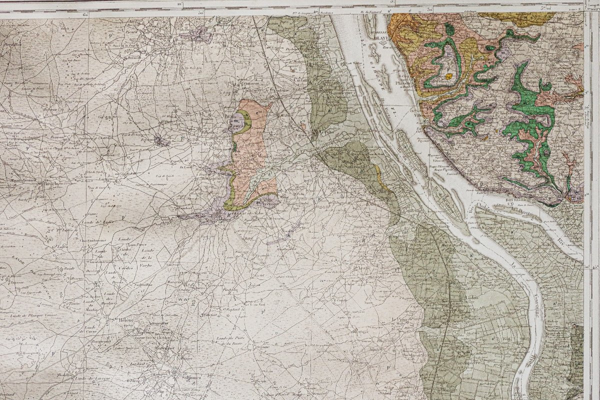 Geological Map Of The Area Around Bordeaux-photo-4