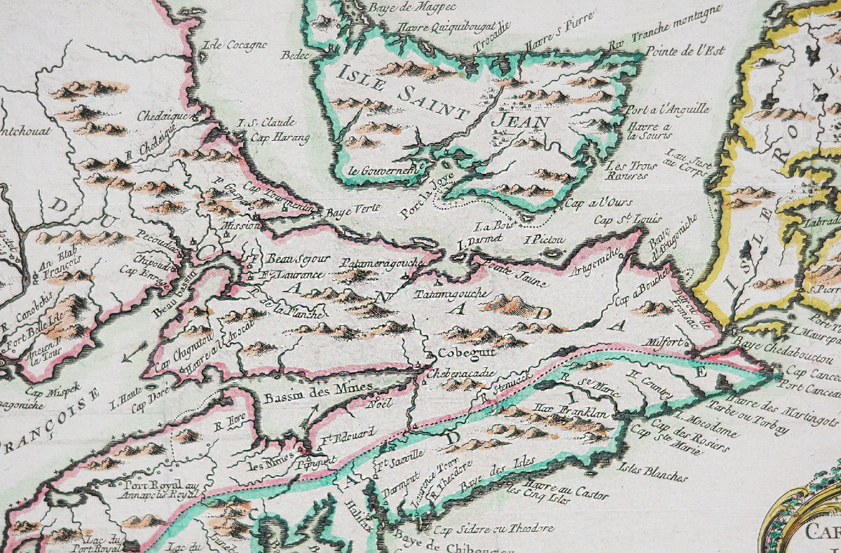 Old Map Of Acadia-photo-3