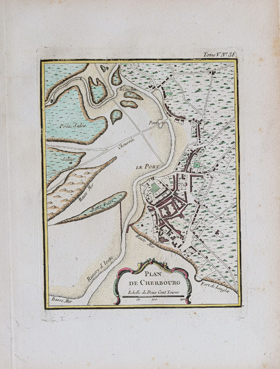 Plan ancien de Cherbourg-photo-2