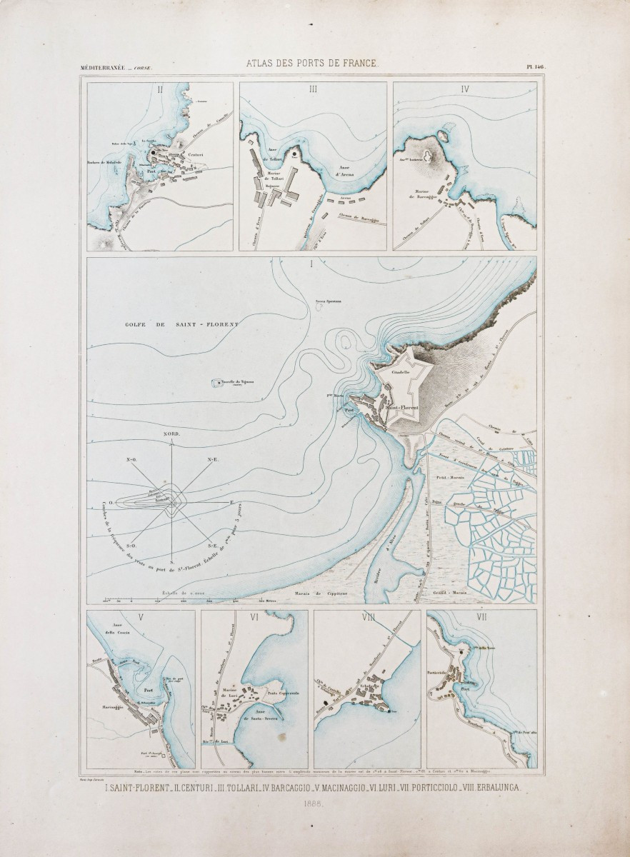 Carte marine – Saint-Florent – Centuri – Luri