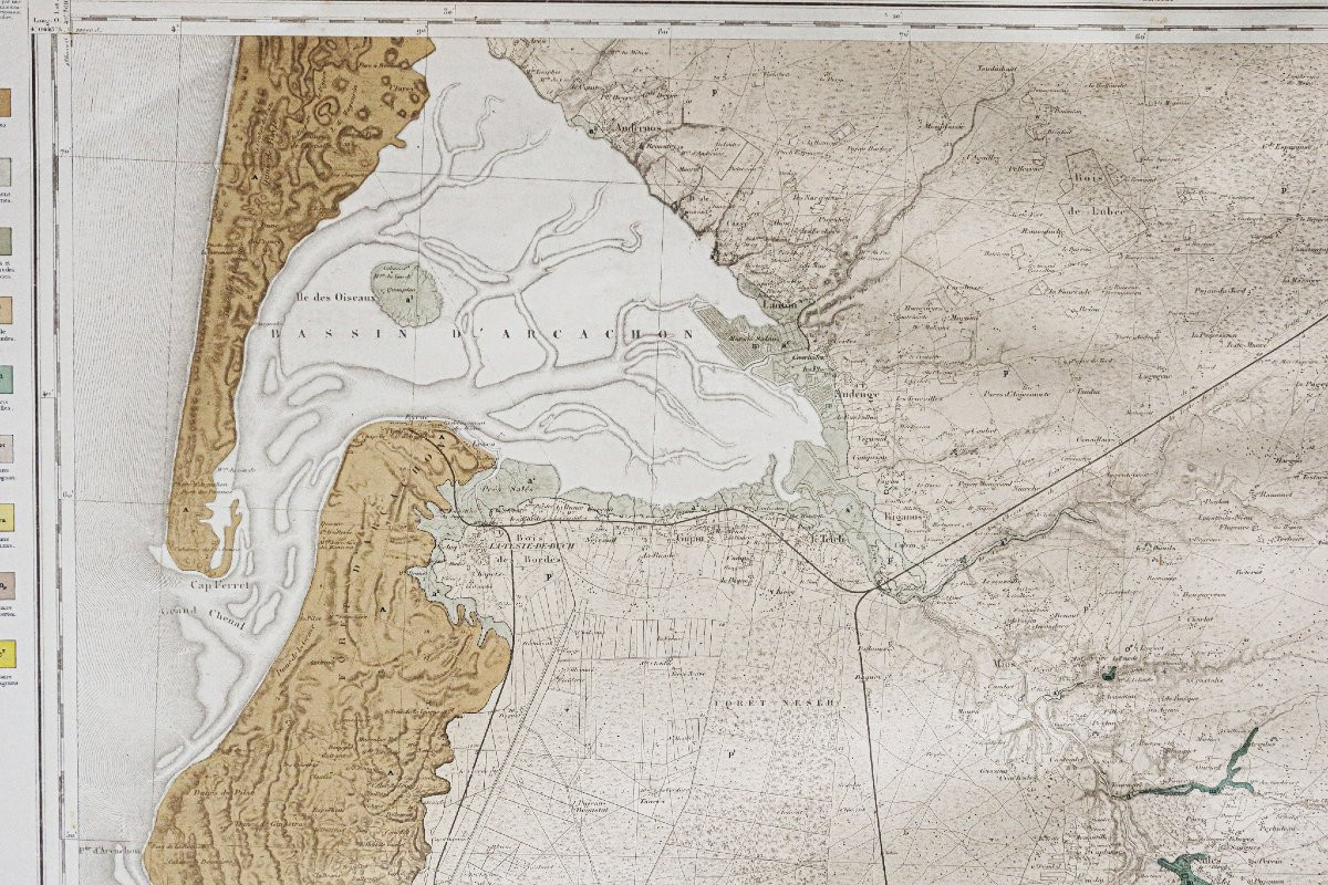 Carte géologique – Teste de Buch – Arcachon-photo-3