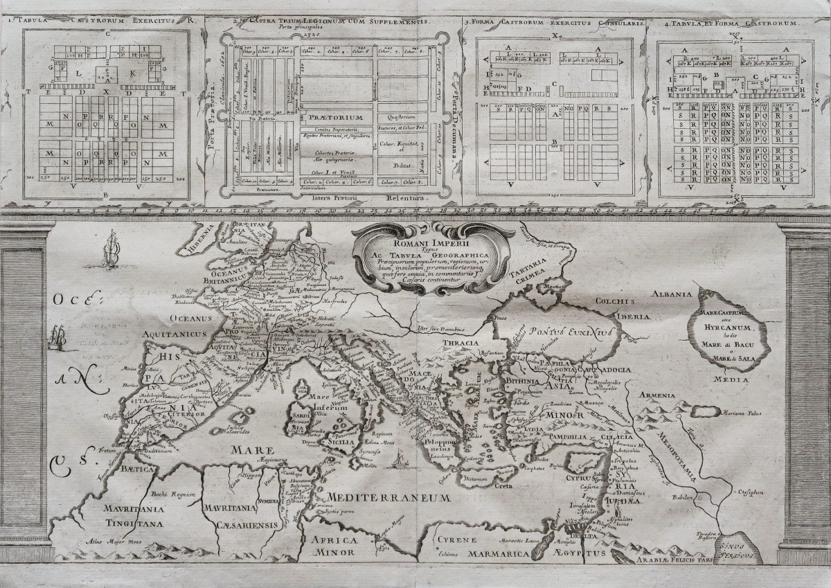 Carte ancienne – Empire romain-photo-2