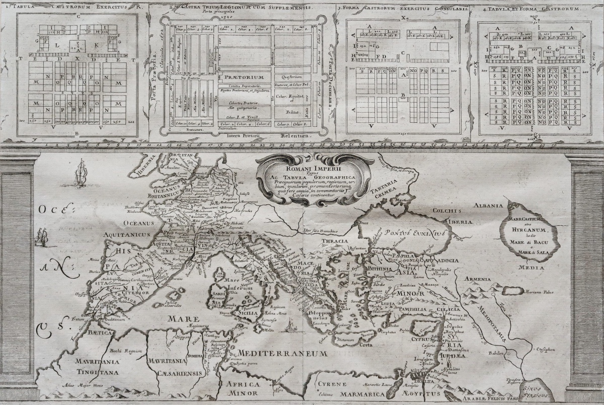 Carte ancienne – Empire romain