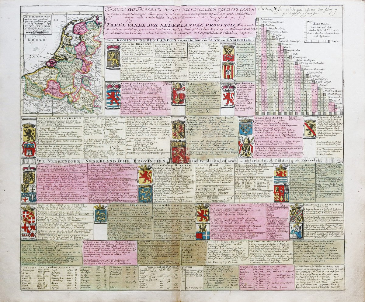 Tableau héraldique des Provinces néerlandaises-photo-2