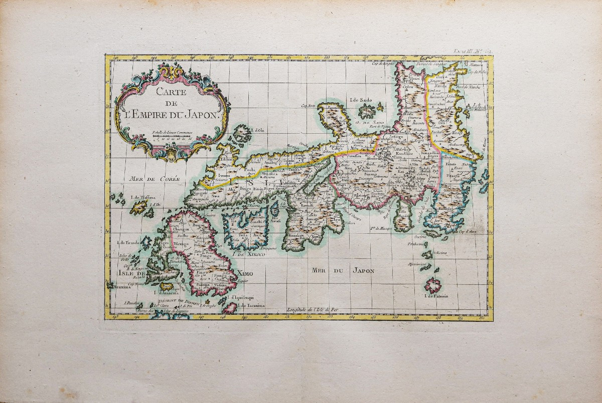 Carte géographique ancienne – Empire du Japon-photo-2