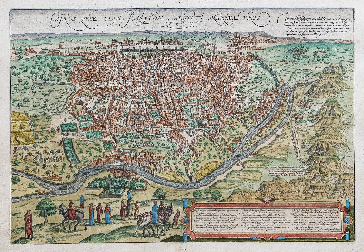 Gravure ancienne du Caire