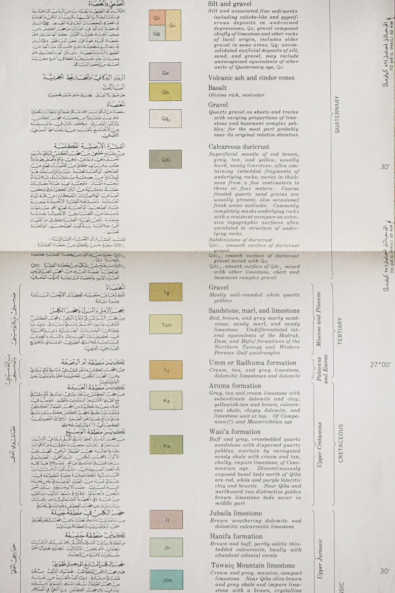 Ancient Geological Maps Of Arabia - Kingdom Of Saudi Arabia-photo-3