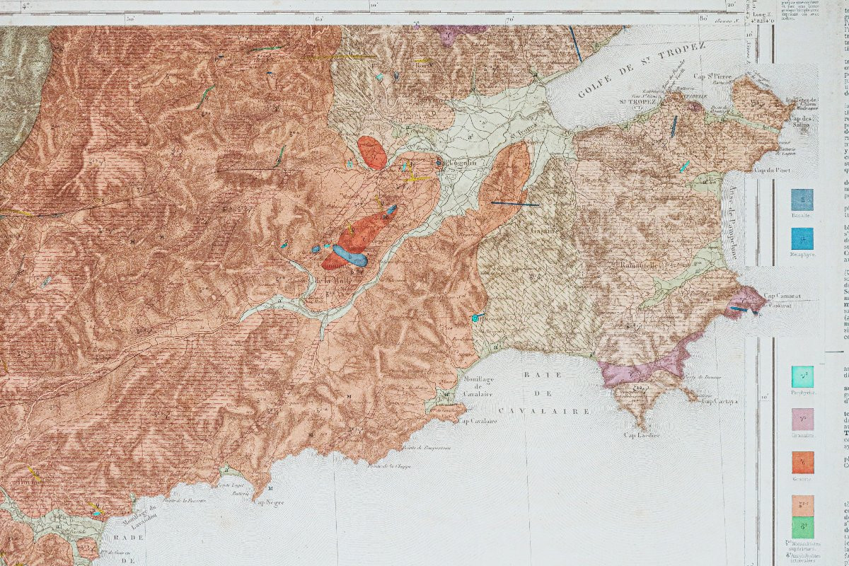 Carte géologique des environs de Toulon-photo-2