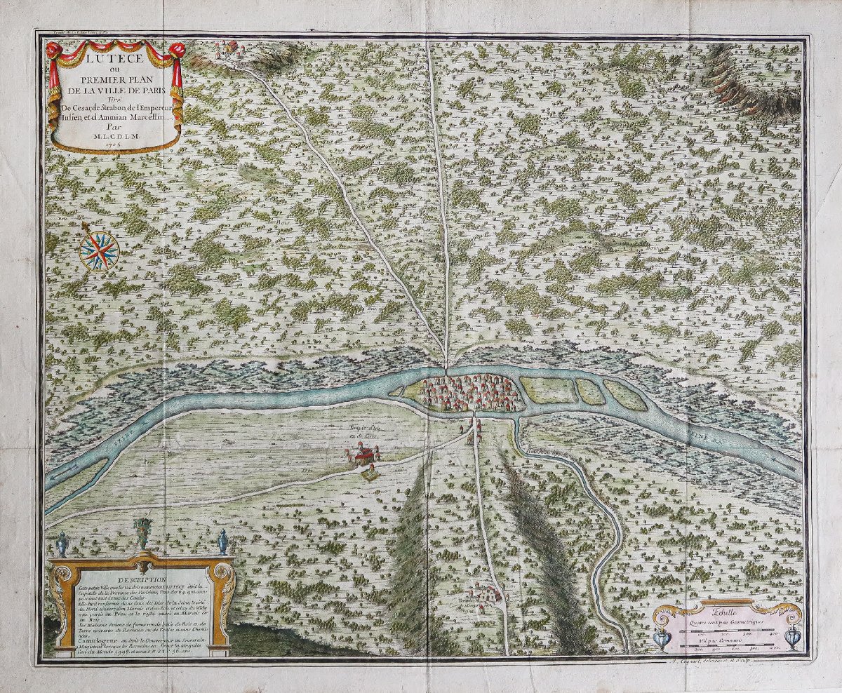 Collection Of Old Paris Maps-photo-2
