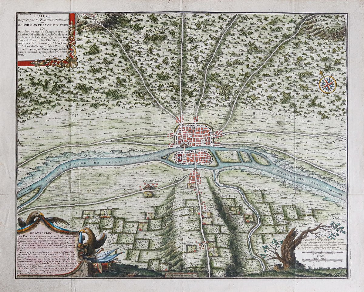 Collection Of Old Paris Maps-photo-3