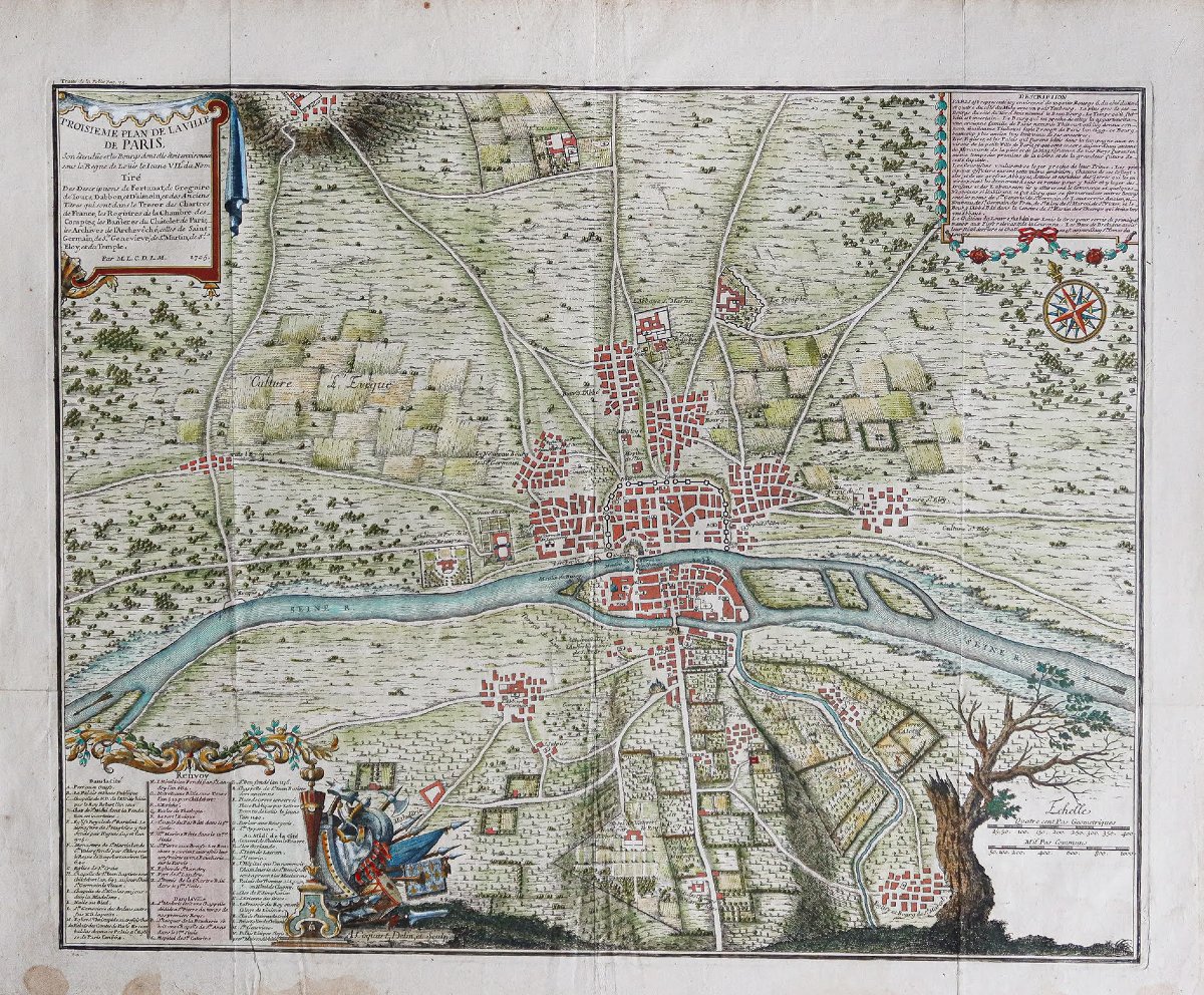 Collection Of Old Paris Maps-photo-4