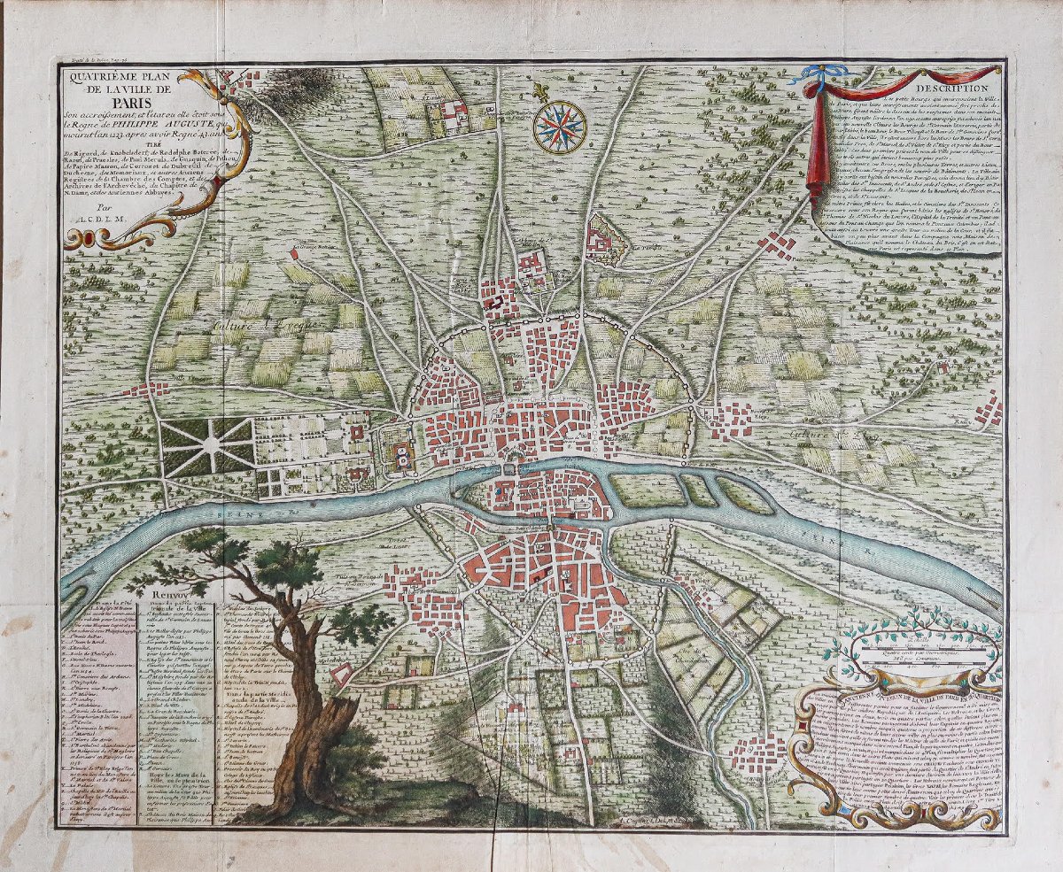 Collection Of Old Paris Maps-photo-1