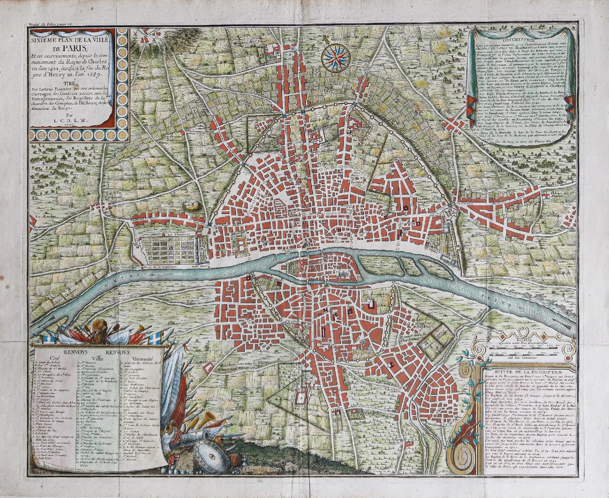 Collection Of Old Paris Maps-photo-3