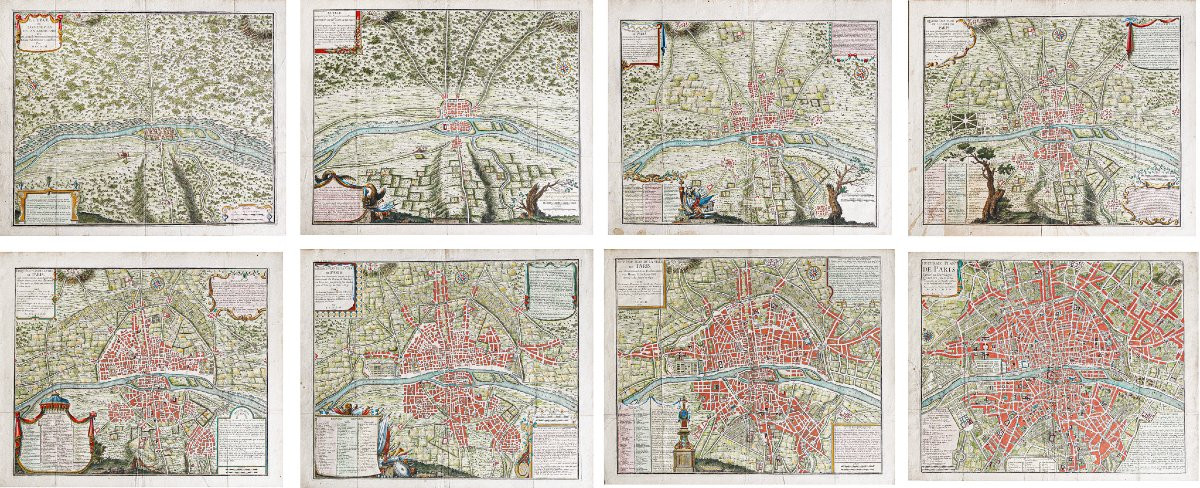 Collection Of Old Paris Maps-photo-6