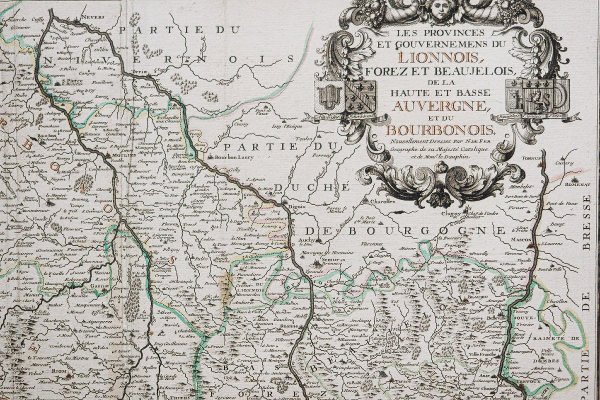  Map - Auvergne - Lyonnais - Beaujolais-photo-3