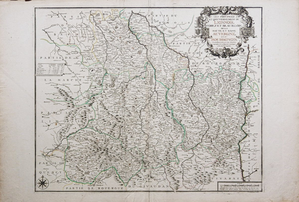  Map - Auvergne - Lyonnais - Beaujolais-photo-1