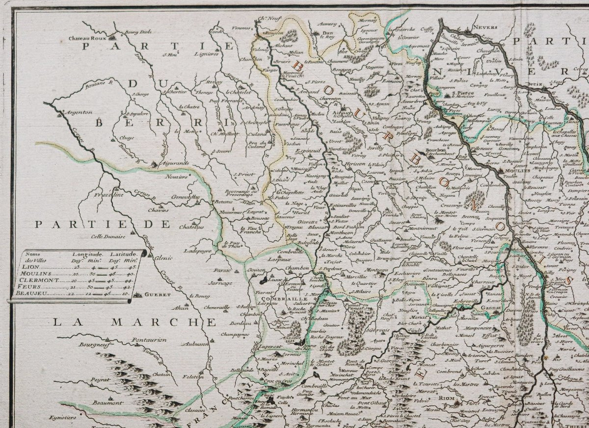  Map - Auvergne - Lyonnais - Beaujolais-photo-2