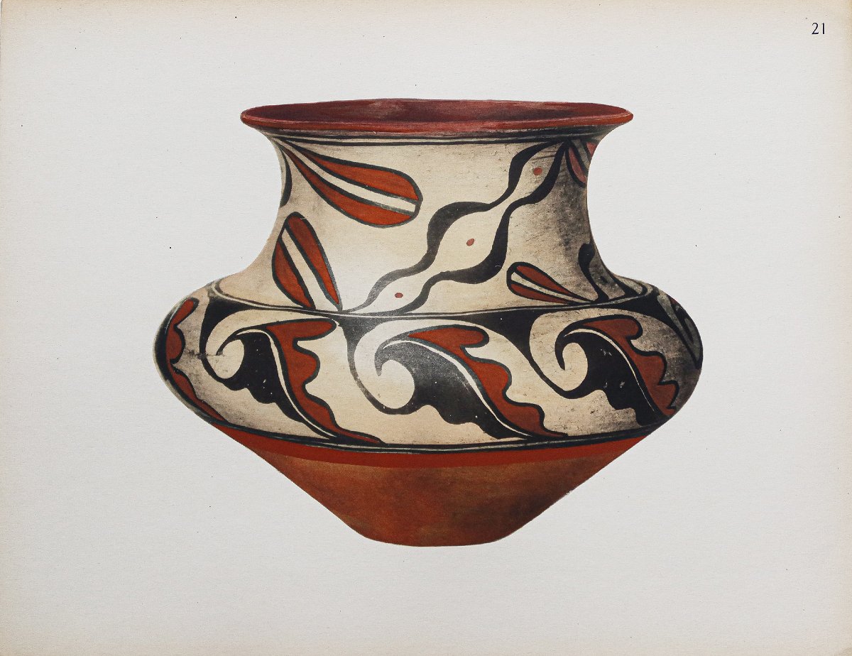 Gravure Poterie Amérindienne