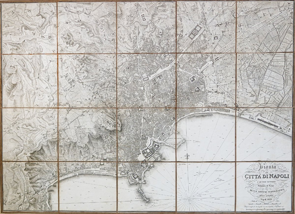 Old Map Of Naples