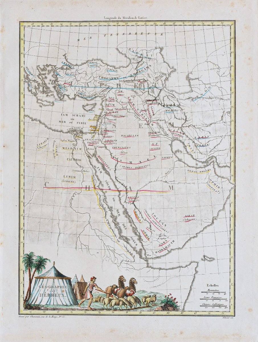 An Old Map Of The Middle East-photo-2
