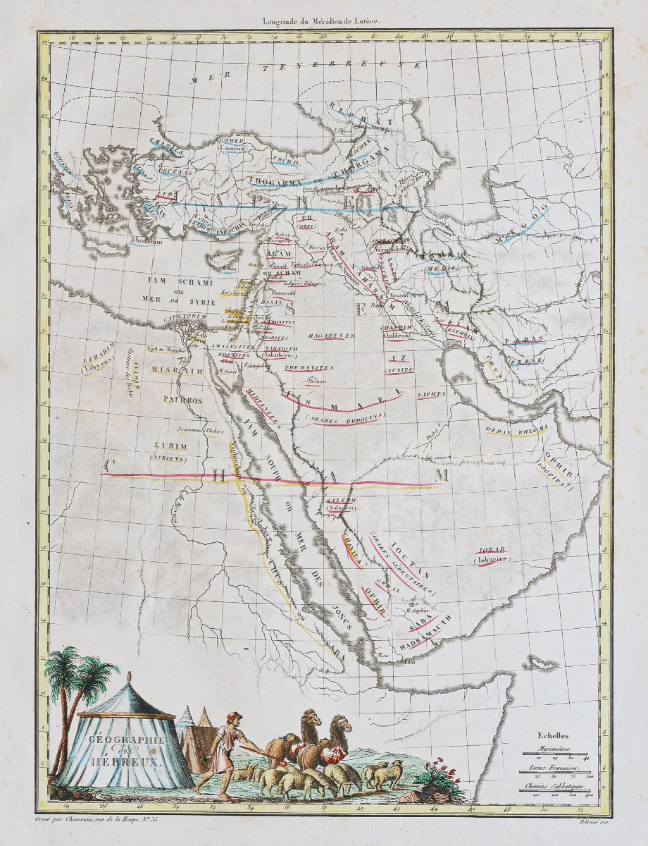 An Old Map Of The Middle East