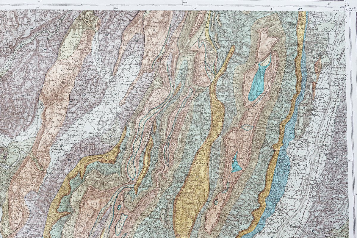 Geological Map Of The Grenoble Area-photo-1