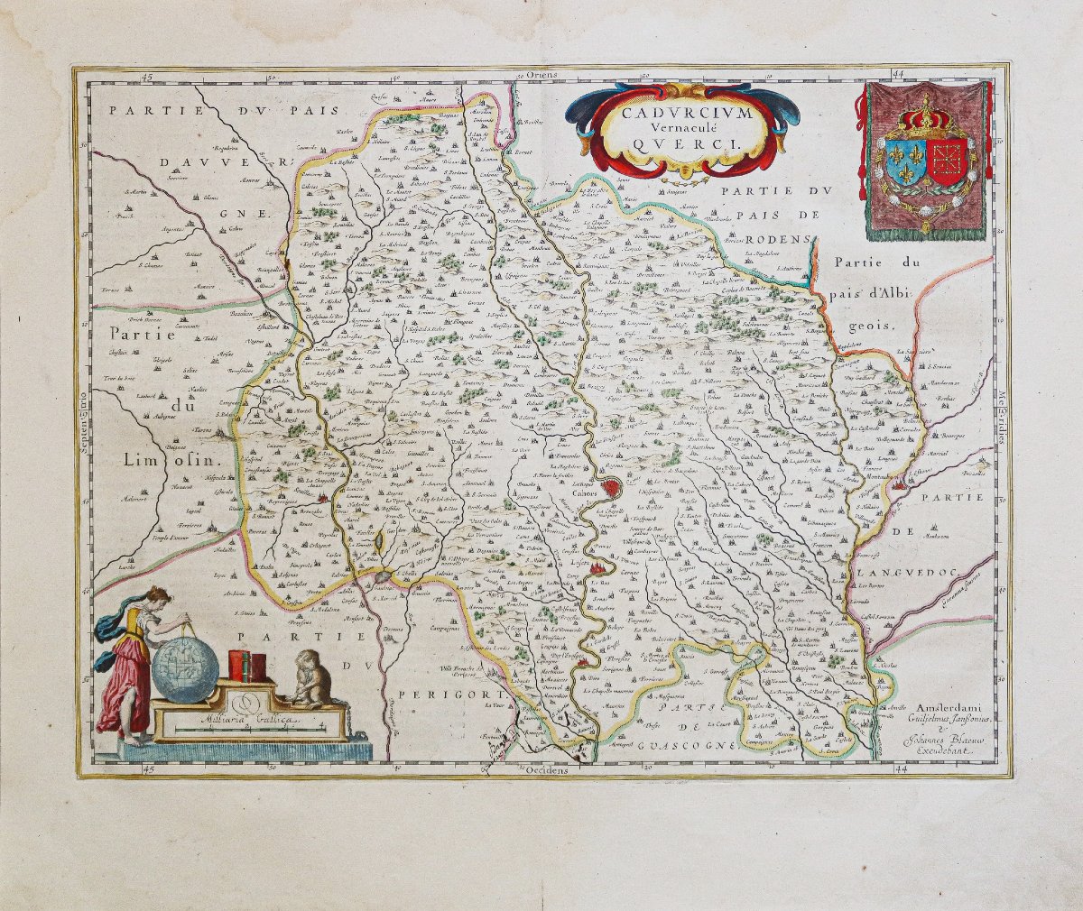 An Old Map Of Quercy-photo-2
