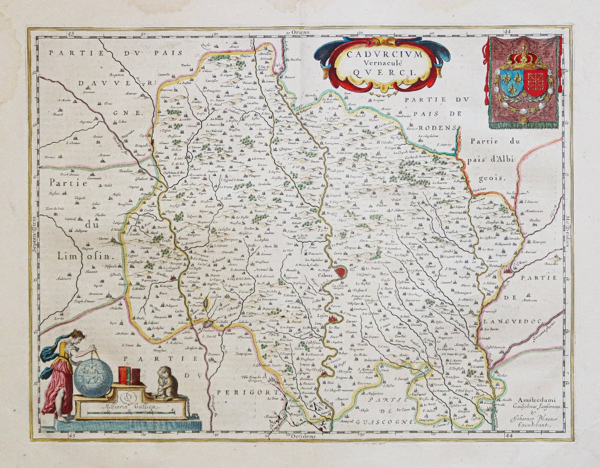 An Old Map Of Quercy
