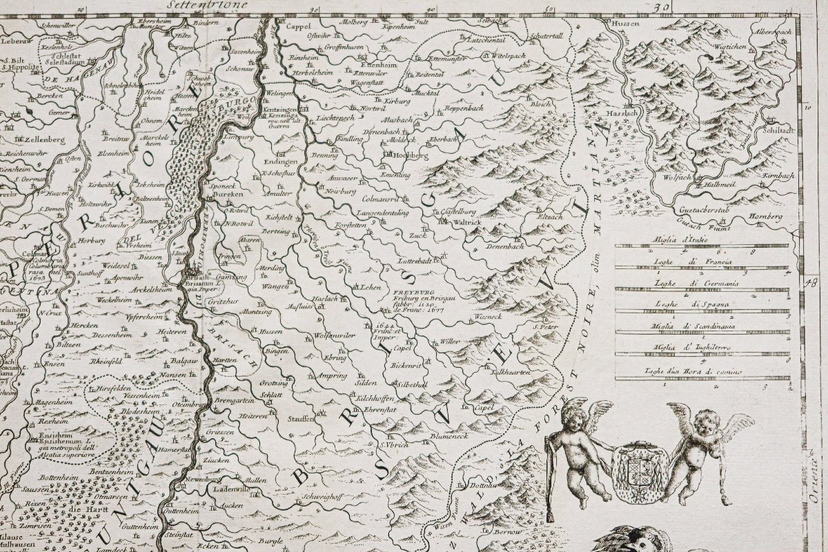Carte géographique ancienne de l’Alsace-photo-4