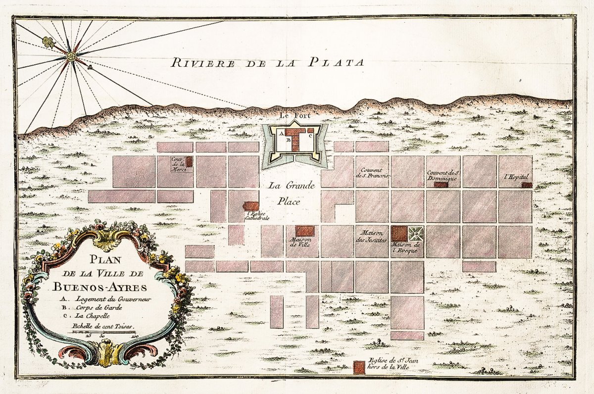  Buenos – Aires - Original antique map 