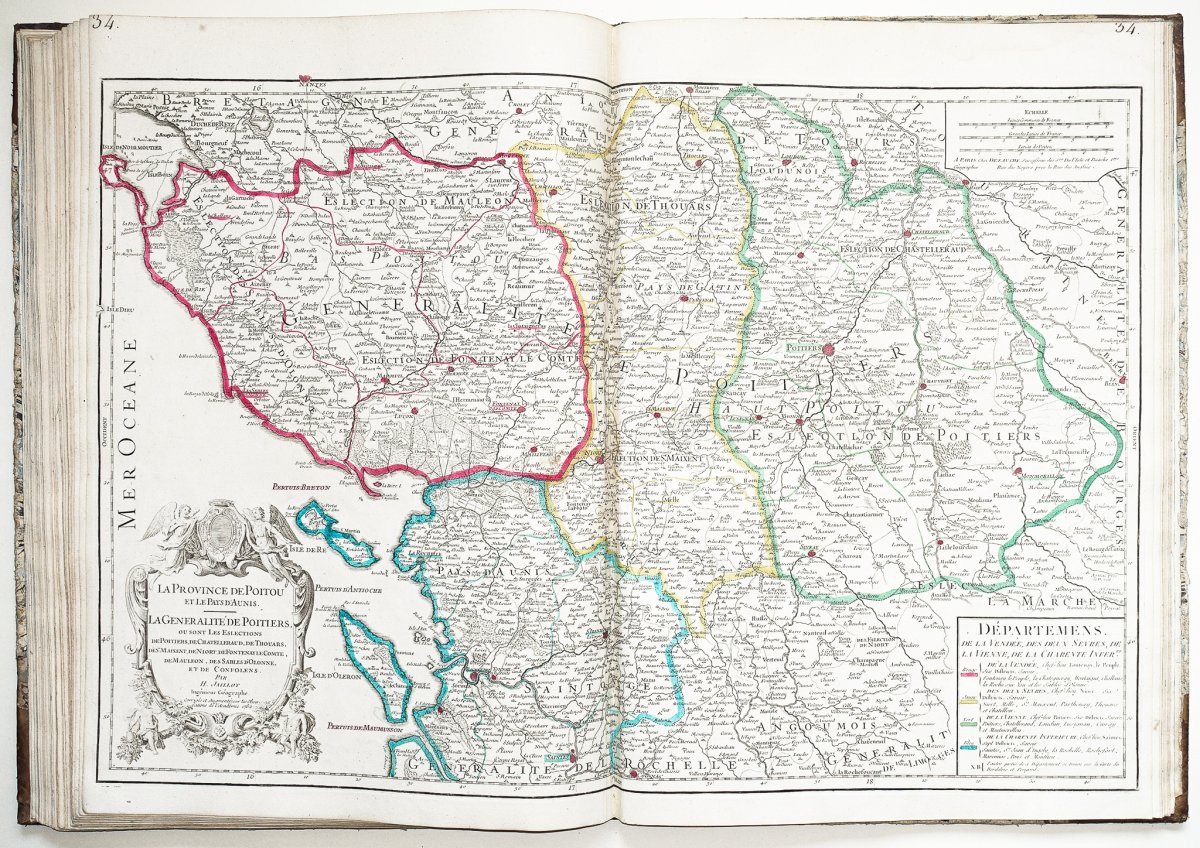Atlas De France - Dezauche Cartographer - 1794-photo-5