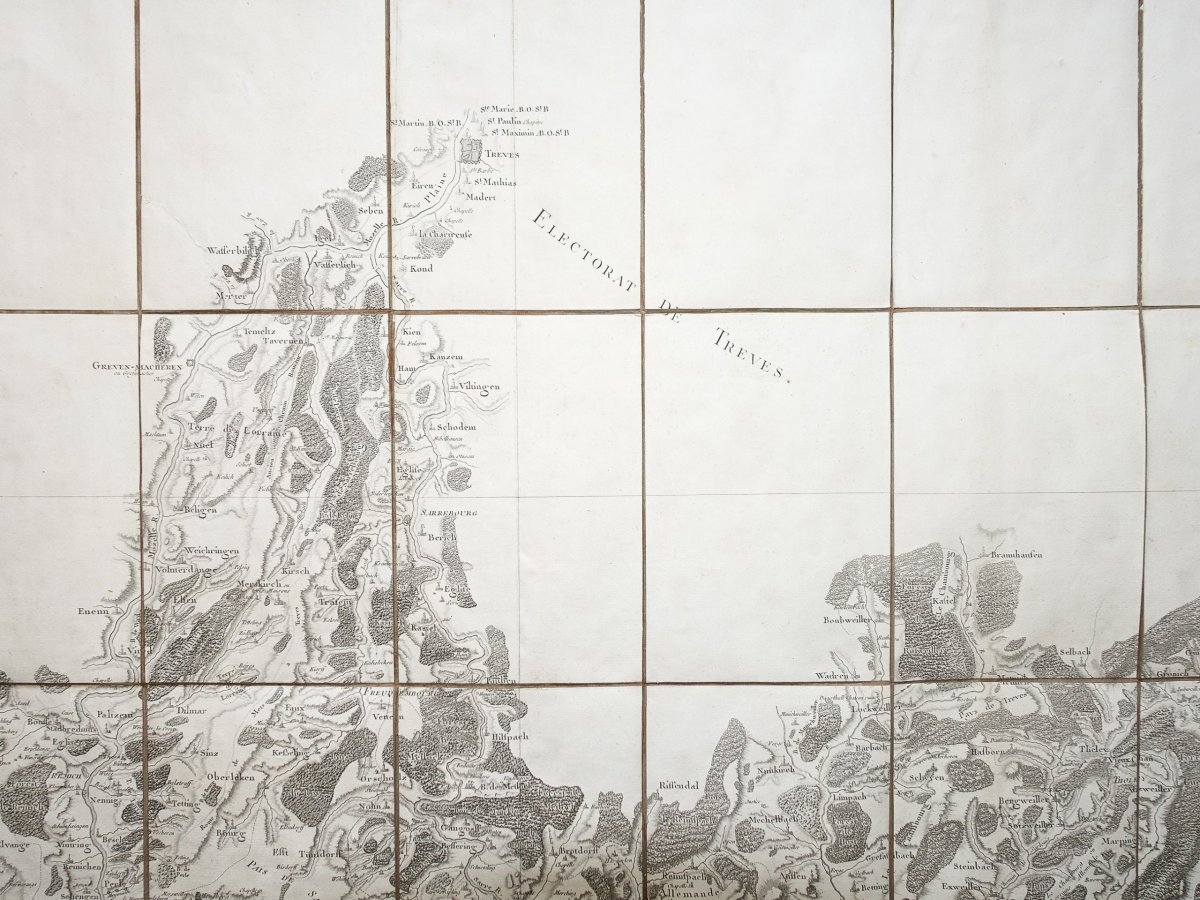 Carte géographique Luxembourg – Trèves - Cassini-photo-2