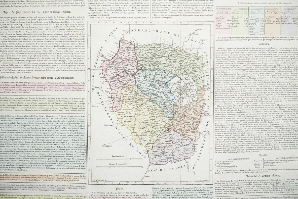 Carte Originale De L'ile de france-photo-2