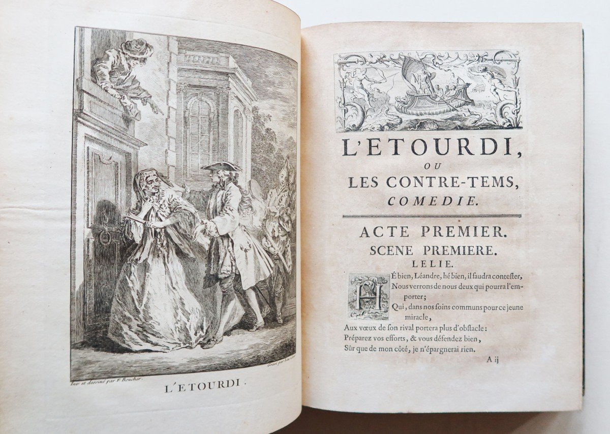 Œuvres de Molière- Livres anciens-photo-2