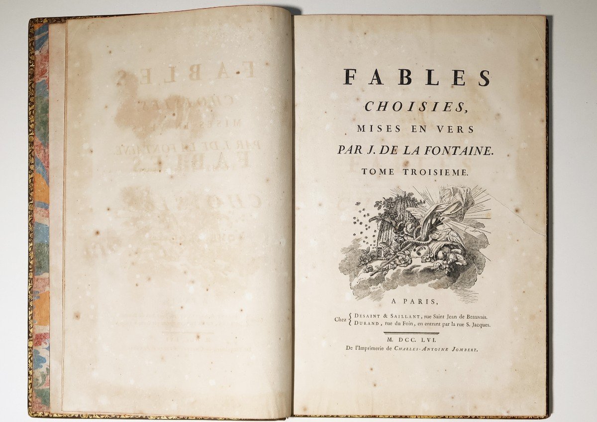 Jean De La Fontaine - Antique Books-photo-3
