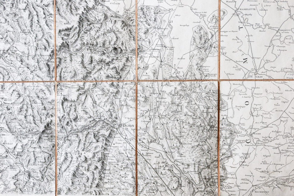 Geographic Map Of Burgundy - Cassini-photo-3