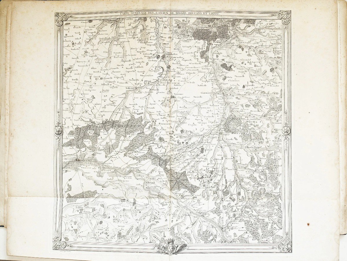Atlas Des Cartes Des Canaux D’orléans, De Briare Et De Loing-photo-2