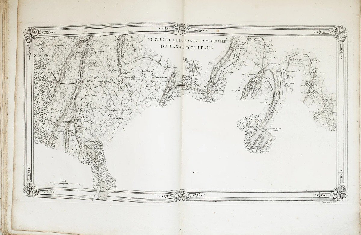 Atlas Des Cartes Des Canaux D’orléans, De Briare Et De Loing-photo-2